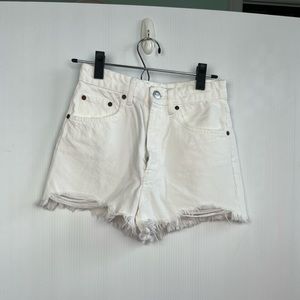 Zara High Rise Denim Shorts